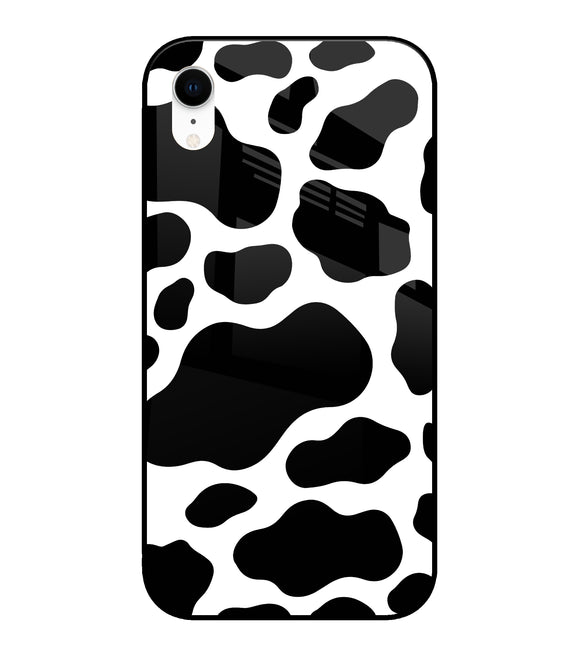 Cow Spots iPhone XR Glass Cover