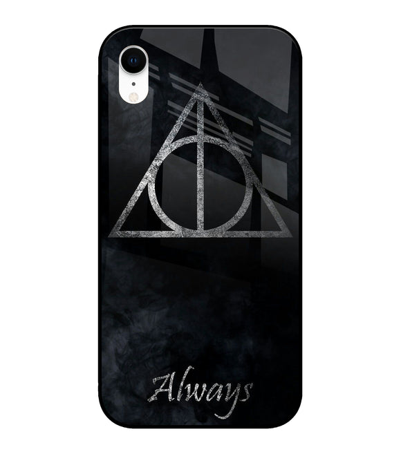 Deathly Hallows iPhone XR Glass Cover