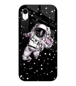 Astronaut On Space iPhone XR Glass Cover
