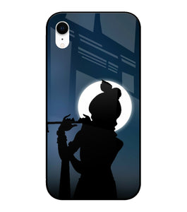 Shri Krishna Silhouette iPhone XR Glass Cover
