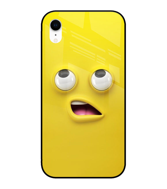 Emoji Face iPhone XR Glass Cover