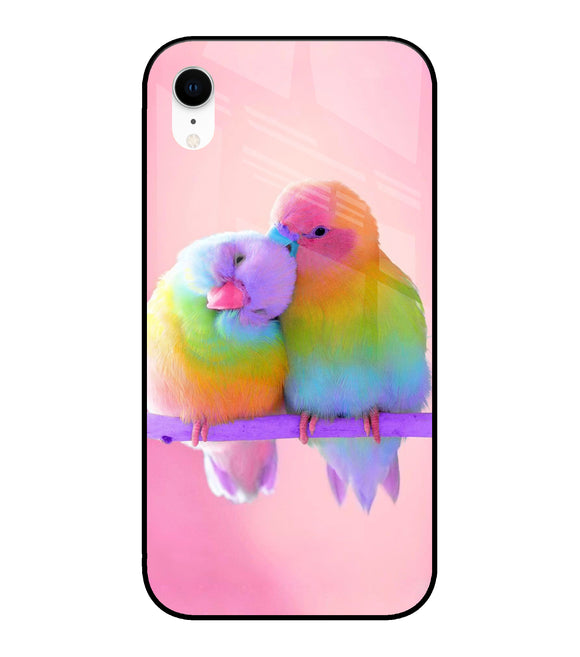 Love Birds iPhone XR Glass Cover
