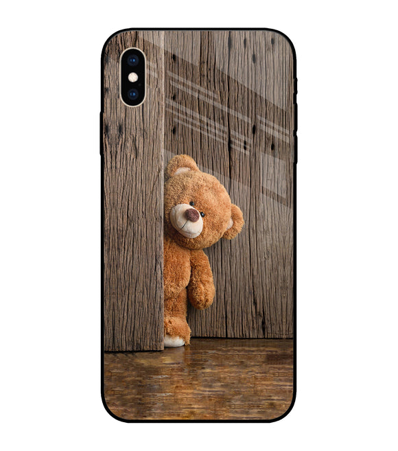 Teddy Wooden iPhone XS Max Glass Cover