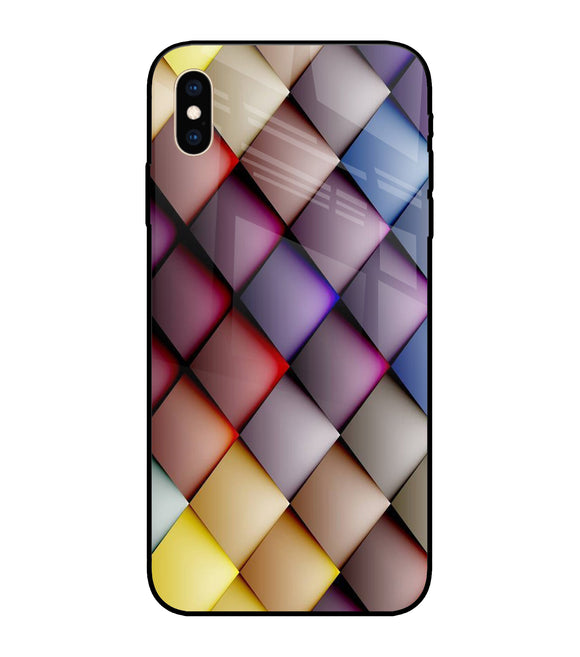 Vector Abstract iPhone XS Max Glass Cover