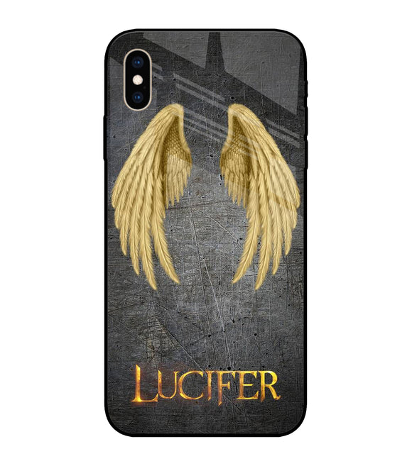 Lucifer iPhone XS Max Glass Cover