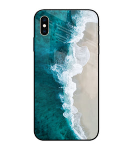 Tuquoise Ocean Beach iPhone XS Max Glass Cover