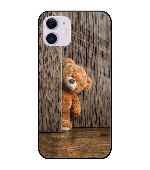 Teddy Wooden iPhone 11 Glass Cover