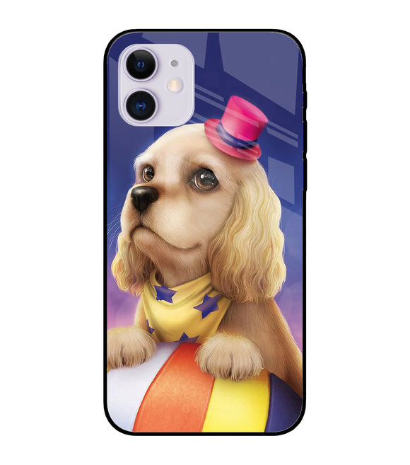 Circus Puppy iPhone 11 Glass Cover