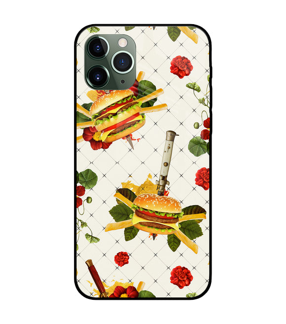 Burger Food Wallpaper iPhone 11 Pro Glass Cover