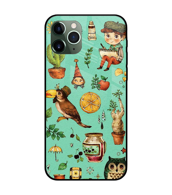 Vintage Art iPhone 11 Pro Glass Cover