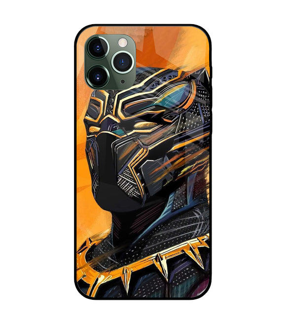 Black Panther Art iPhone 11 Pro Glass Cover
