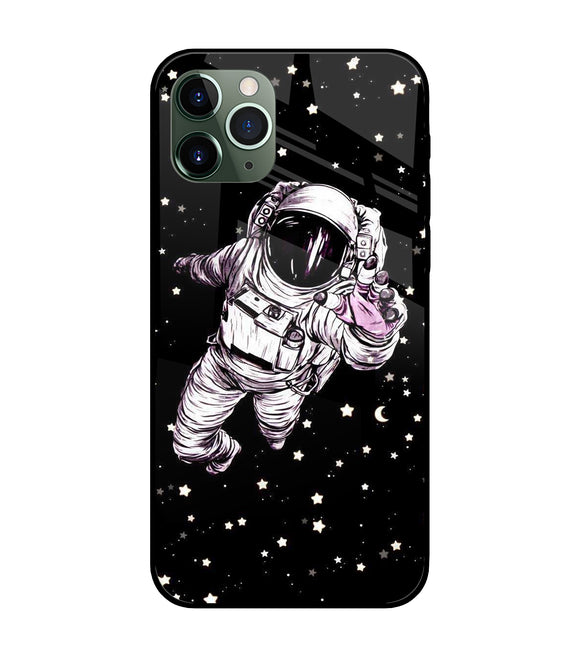 Astronaut On Space iPhone 11 Pro Glass Cover