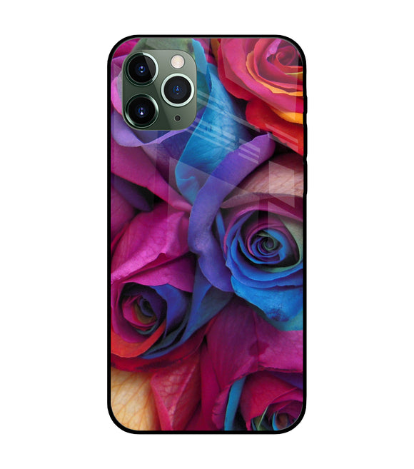 Colorful Roses iPhone 11 Pro Glass Cover