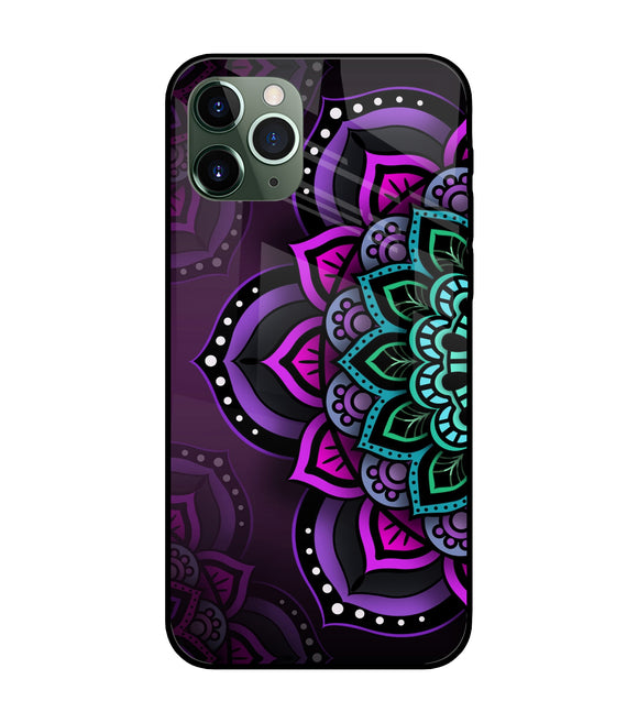 Abstract Rangoli iPhone 11 Pro Glass Cover