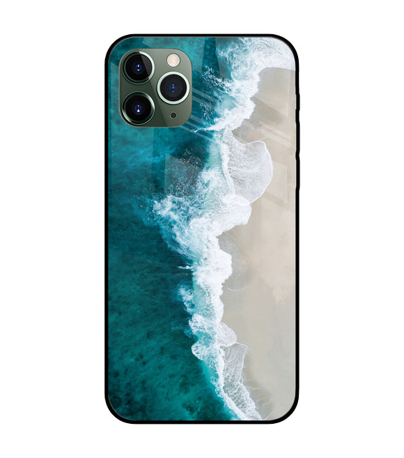 Tuquoise Ocean Beach iPhone 11 Pro Glass Cover