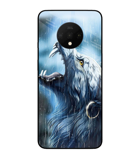 Wolf in Rain Oneplus 7T Glass Cover