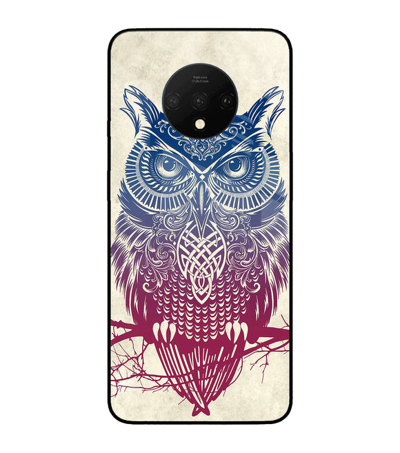 Owl Drill Paint Oneplus 7T Glass Cover