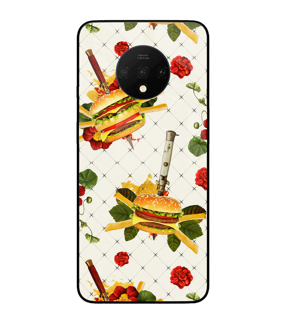 Burger Food Wallpaper Oneplus 7T Glass Cover