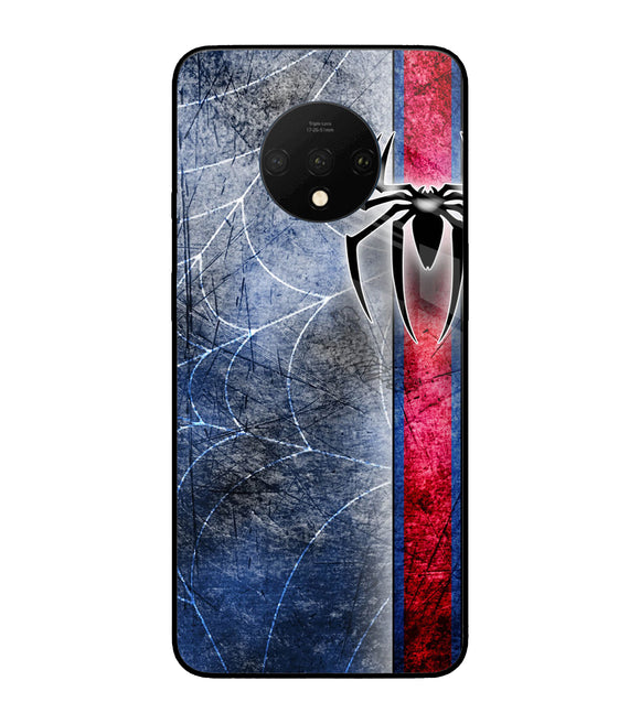 Spider Blue Wall Oneplus 7T Glass Cover