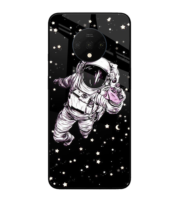 Astronaut On Space Oneplus 7T Glass Cover