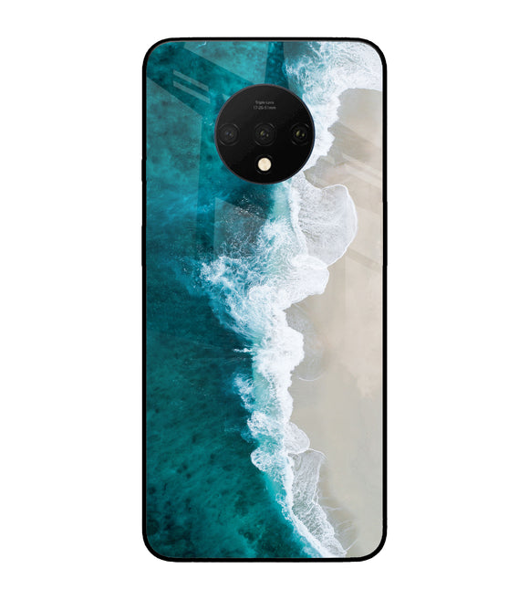 Tuquoise Ocean Beach Oneplus 7T Glass Cover
