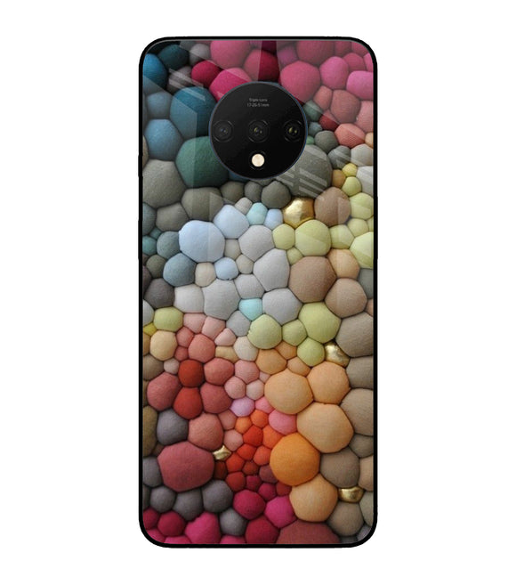 Colorful Balls Rug Oneplus 7T Glass Cover