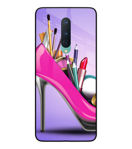 Makeup Heel Shoe Oneplus 8 Glass Cover