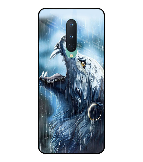 Wolf in Rain Oneplus 8 Glass Cover