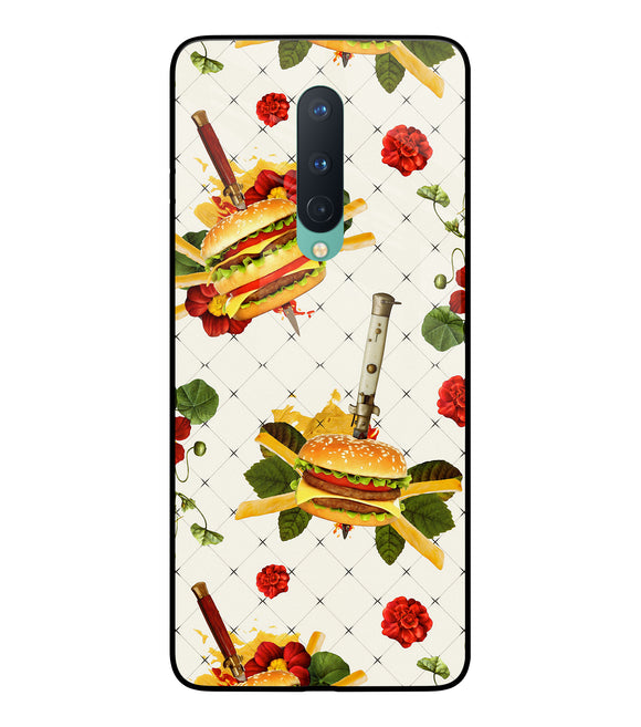 Burger Food Wallpaper Oneplus 8 Glass Cover