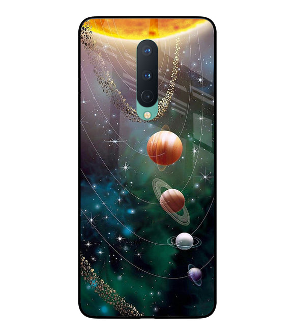 Solar System Art Oneplus 8 Glass Cover