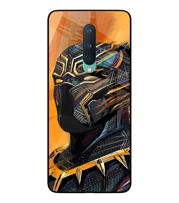 Black Panther Art Oneplus 8 Glass Cover