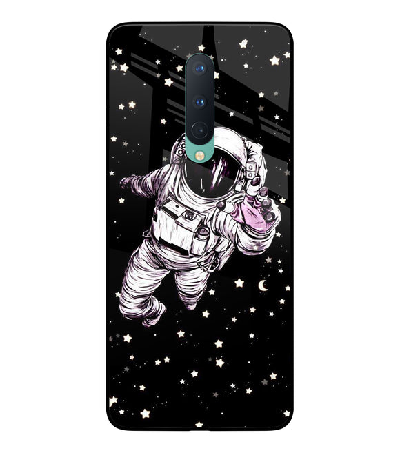 Astronaut On Space Oneplus 8 Glass Cover
