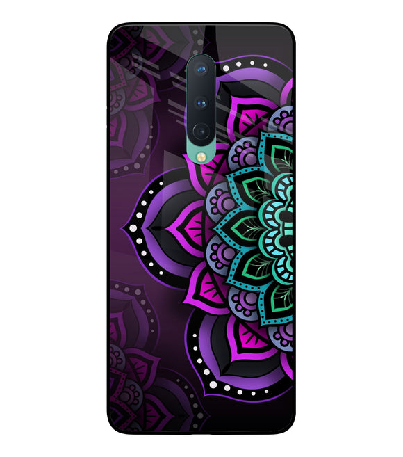 Abstract Rangoli Oneplus 8 Glass Cover