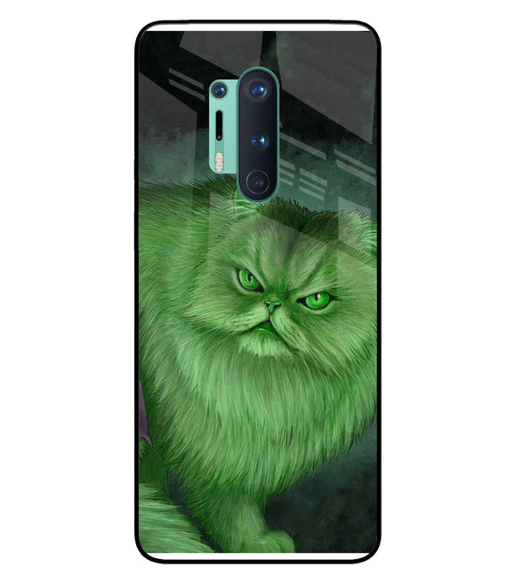 Hulk Cat Oneplus 8 Pro Glass Cover
