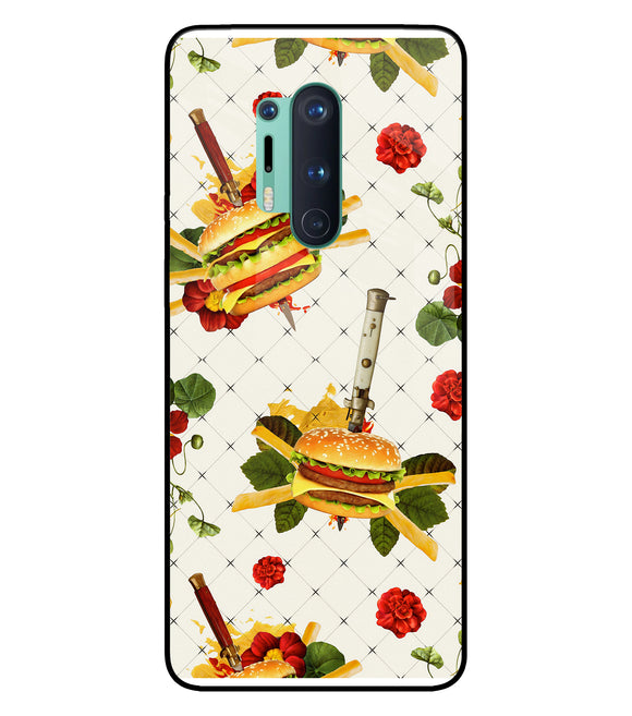 Burger Food Wallpaper Oneplus 8 Pro Glass Cover