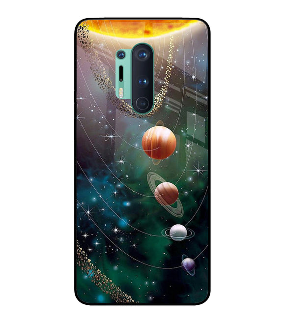 Solar System Art Oneplus 8 Pro Glass Cover