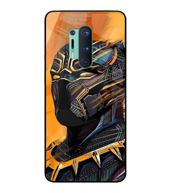 Black Panther Art Oneplus 8 Pro Glass Cover