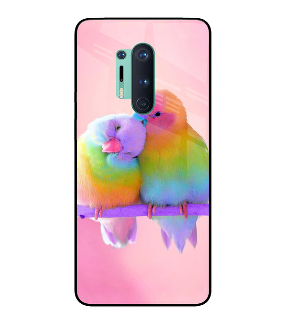 Love Birds Oneplus 8 Pro Glass Cover