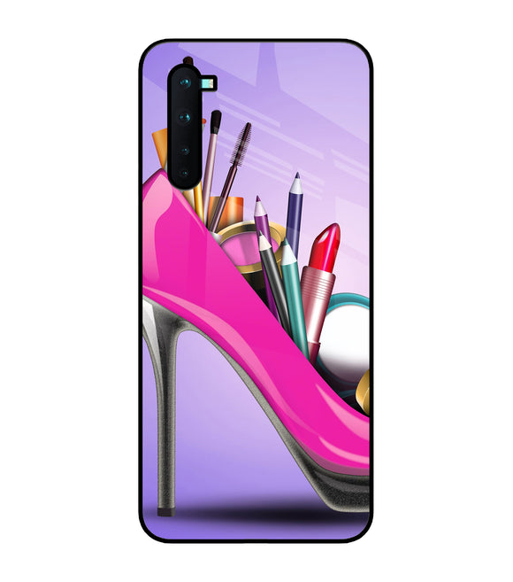 Makeup Heel Shoe Oneplus Nord Glass Cover