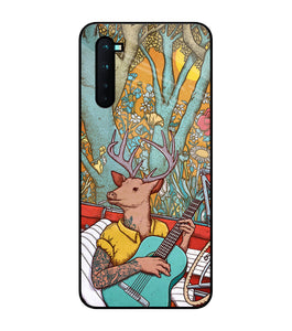 Deer Doodle Art Oneplus Nord Glass Cover