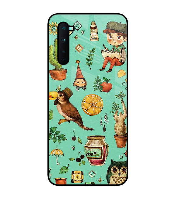 Vintage Art Oneplus Nord Glass Cover