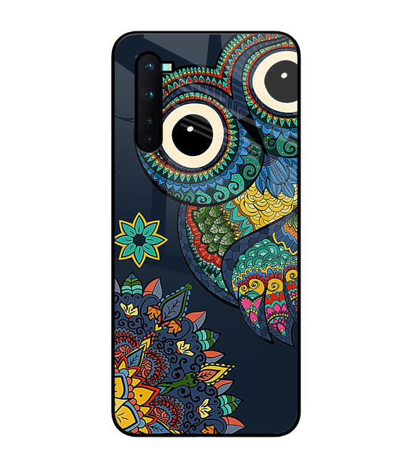 Abstract Owl Art Oneplus Nord Glass Cover