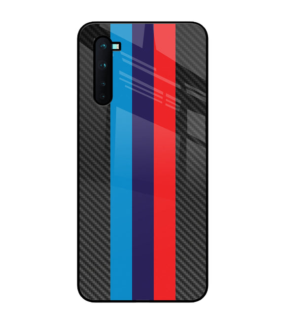 BMW Stripes Pattern Oneplus Nord Glass Cover