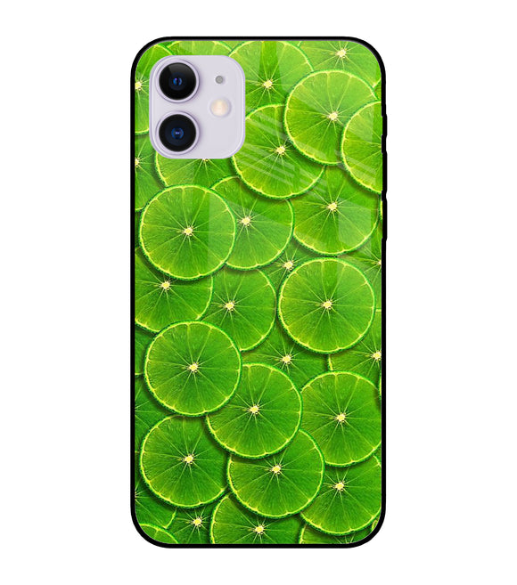 Lime Slice iPhone 12 Glass Cover