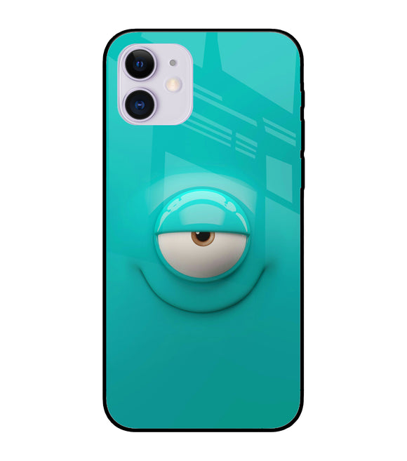One Eye Cartoon iPhone 12 Pro Glass Cover