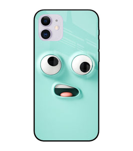 Silly Face Cartoon iPhone 12 Pro Max Glass Cover