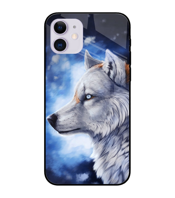 Wolf Night iPhone 12 Mini Glass Cover