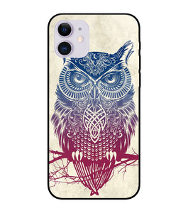 Owl Drill Paint iPhone 12 Mini Glass Cover