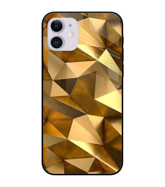 Golden Poly Art iPhone 12 Mini Glass Cover