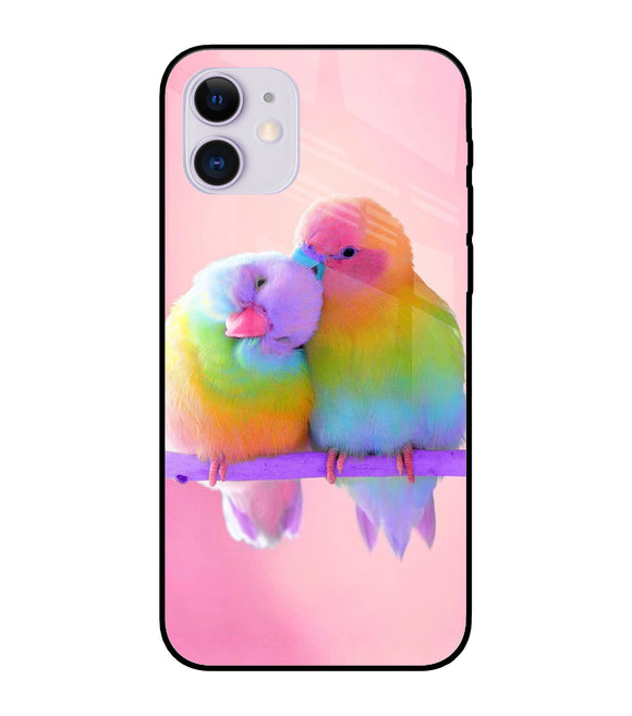 Love Birds iPhone 12 Mini Glass Cover